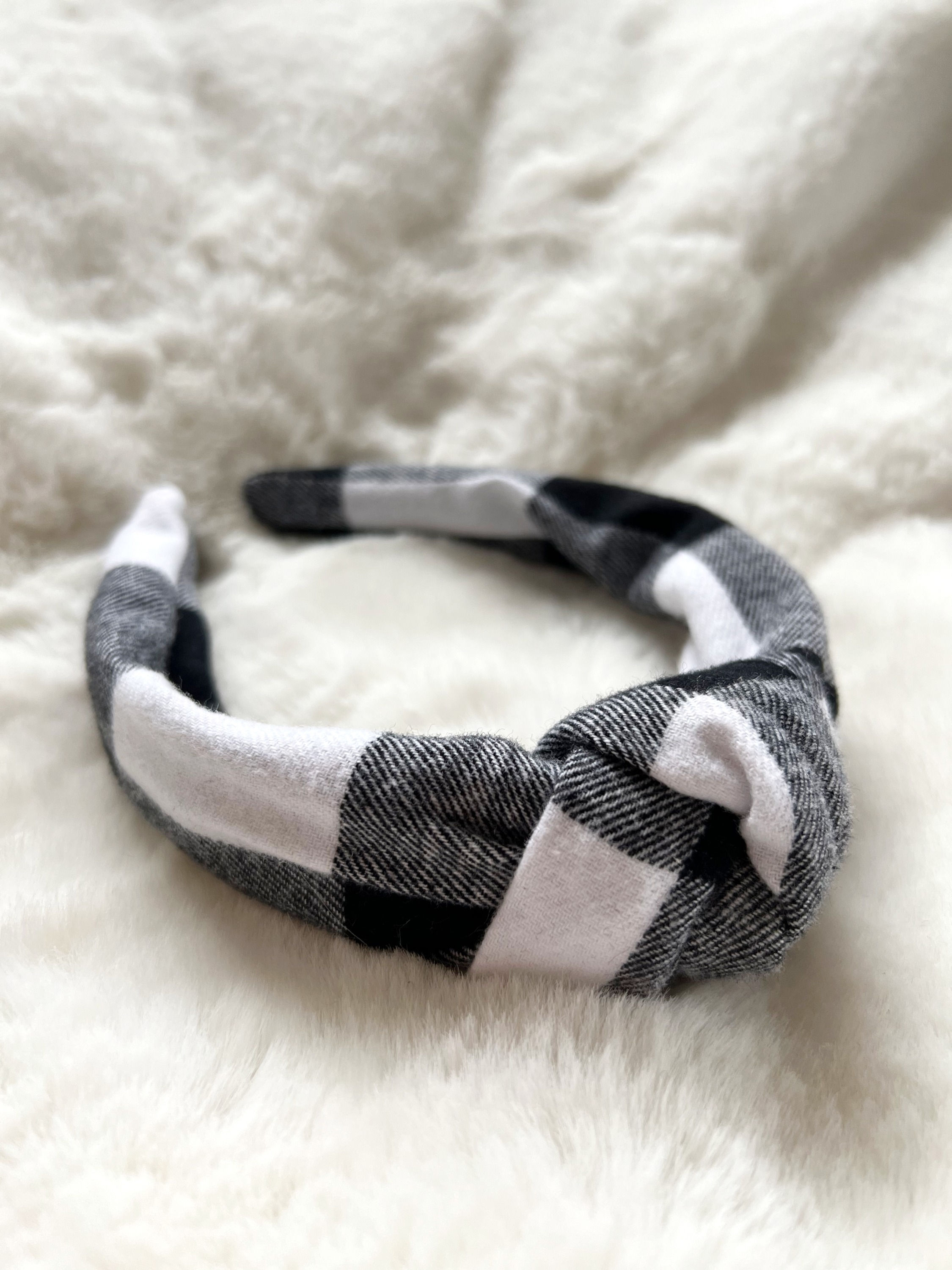 Buffalo Black and White Headband