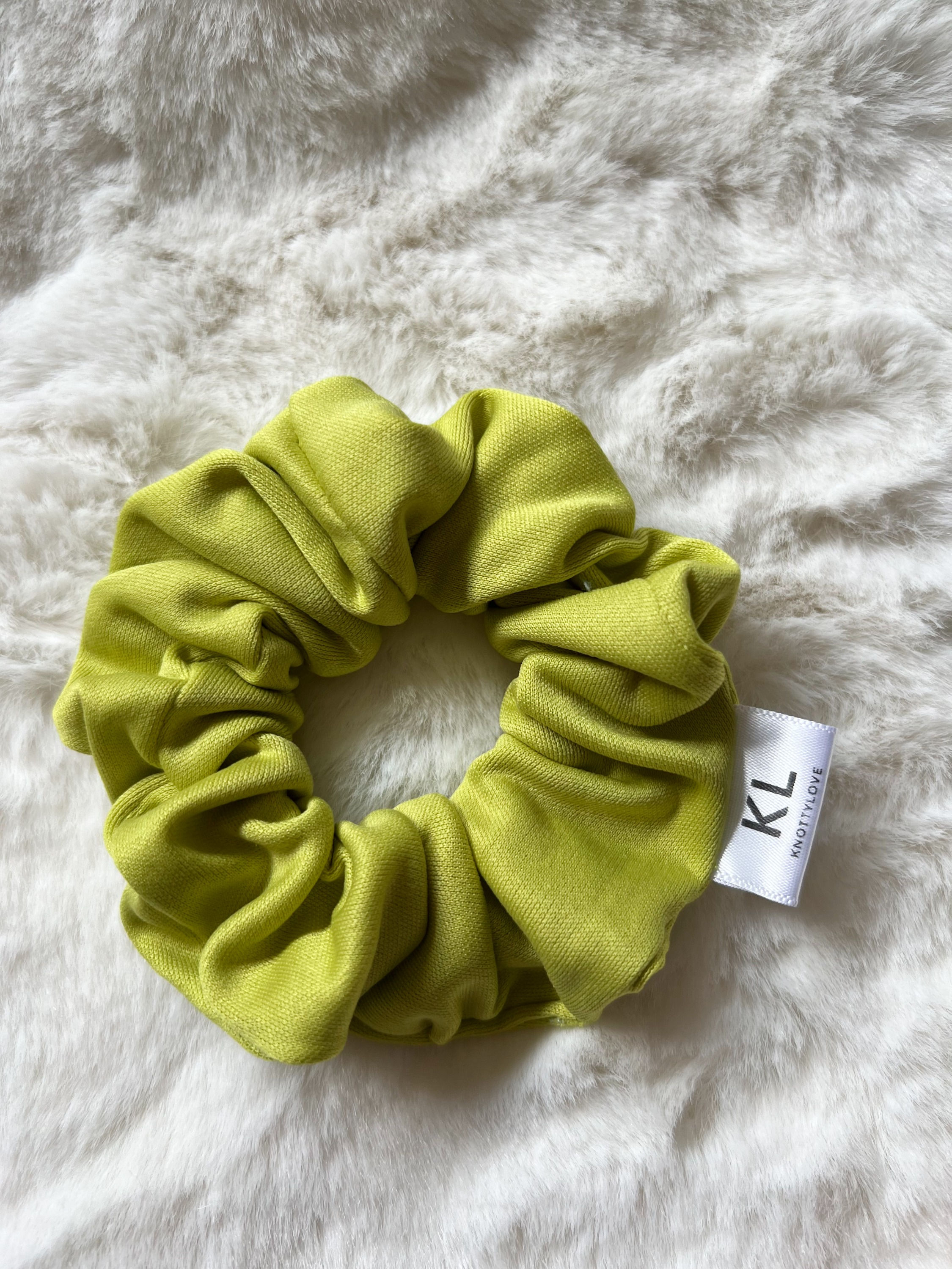 Spring Green Scrunchie
