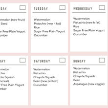 Baby Solids: Menus week 9 - 12