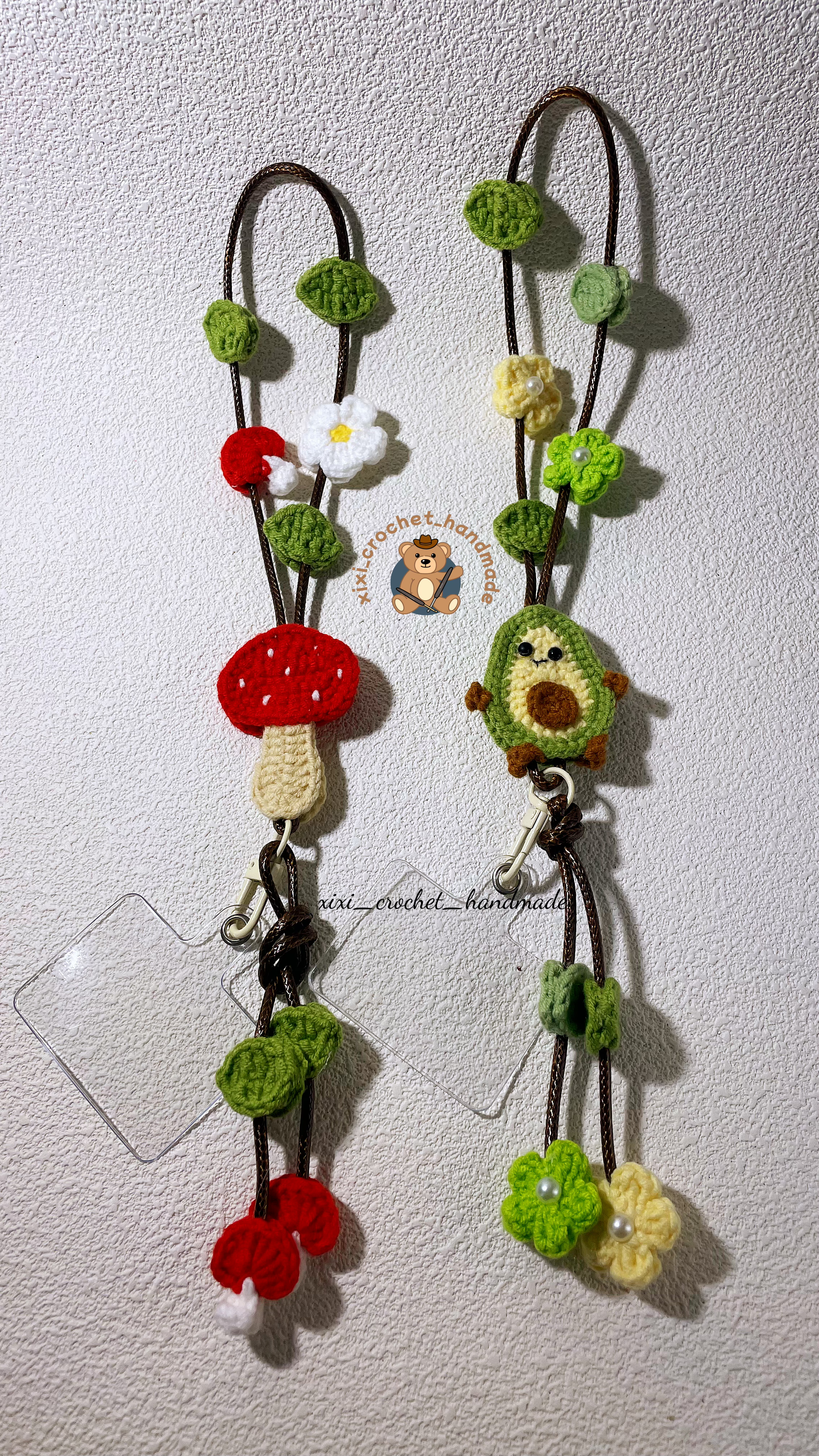 Chaîne de téléphone/porte-carte au crochet 
