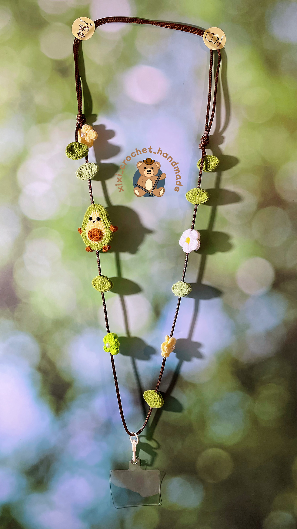Miniature : Chaîne de téléphone/porte-carte réglable au crochet 