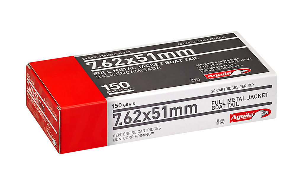 AGUILA 7.62 NATO 150GR FMJBT