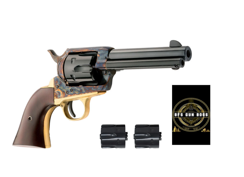 Thumbnail: PIETTA KING TRIO 38 SUPER|9MM|357 MAG|38 SPL 4.75'' 6-RD REVOLVER