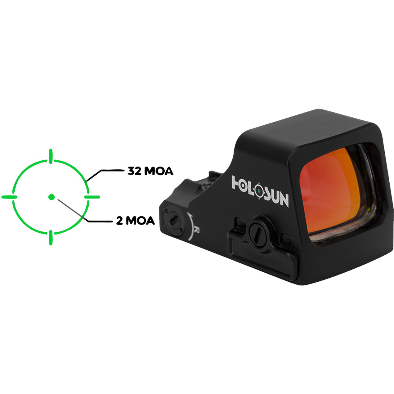HOLOSUN ELITE COMPACT GREEN DOT REFLEX SIGHT