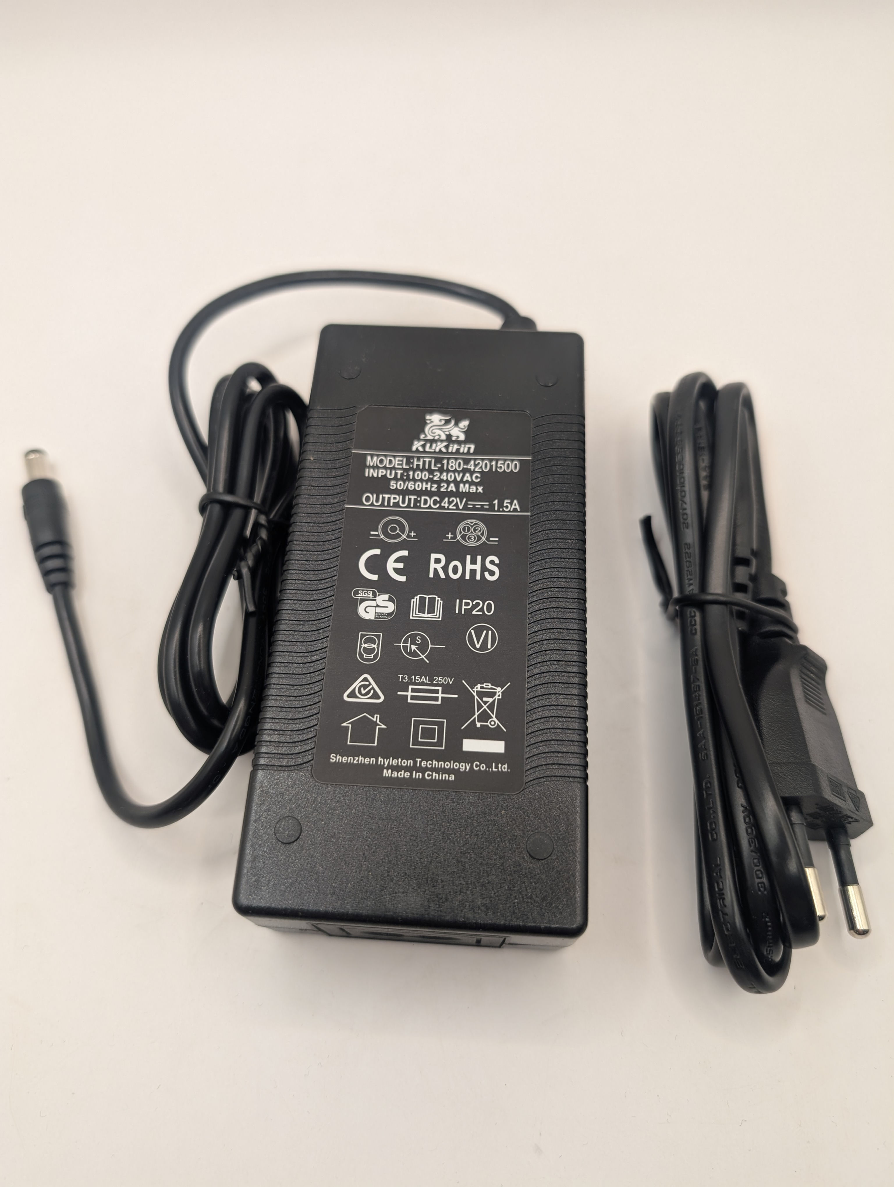 Kukirin S1 Max Ladegerät 42 V 1.5 A