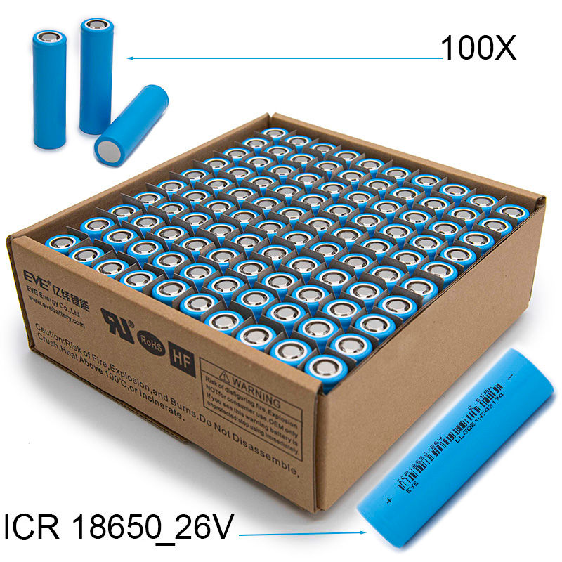 Miniaturbild: EE Li-ION Zelle ICR18650-26/33/35V