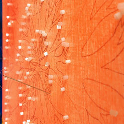 Oil paint and mixed media on canvas.