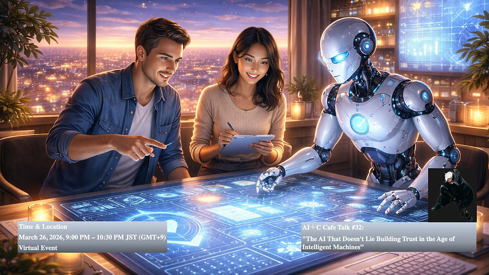 🌟 AI+Compassion Café Talk #32: The AI That Doesn't Lie Building Trust in the Age of Intelligent Machines