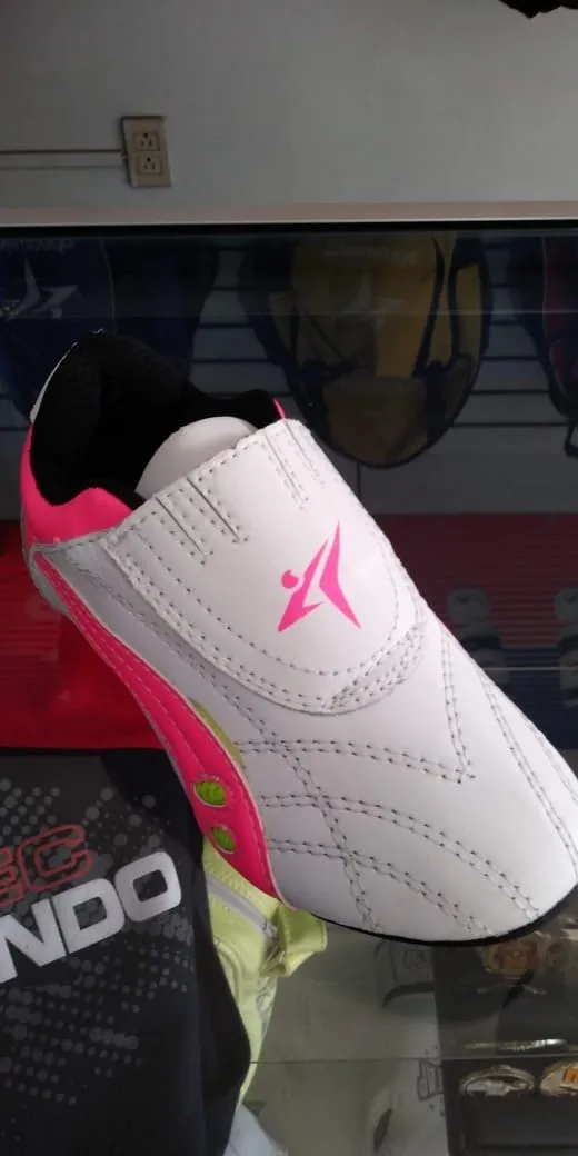 Miniatura: Tenis para Taekwondo Karate y Artes Marciales Protec Modelo Veneno Rosas