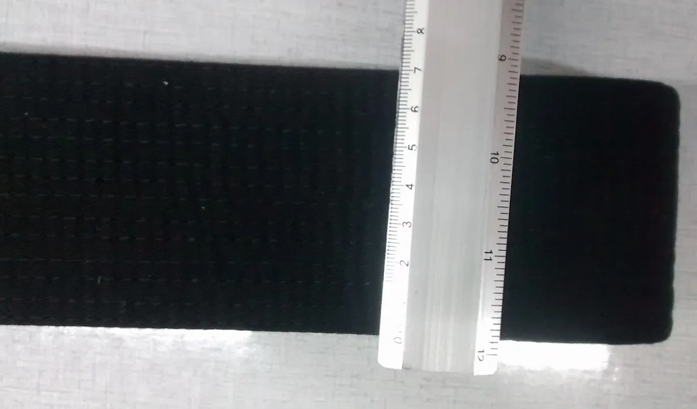 Miniatura: Cinta Negra Victory 7 cm de ancho Ancho para Artes Marciales