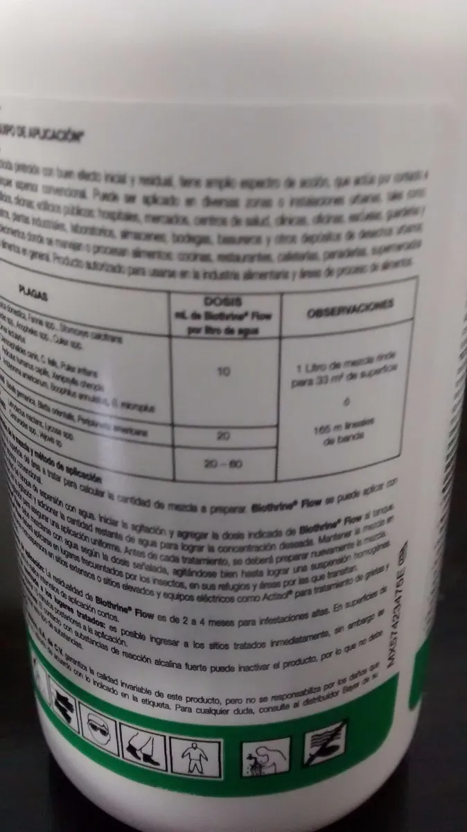 Miniatura: Paquete Biothrine Flow  100 ml 6 piezas Bayer Elimina Chinches