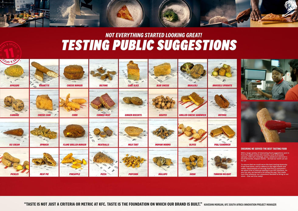 Make it KFC: Food Taste Tests