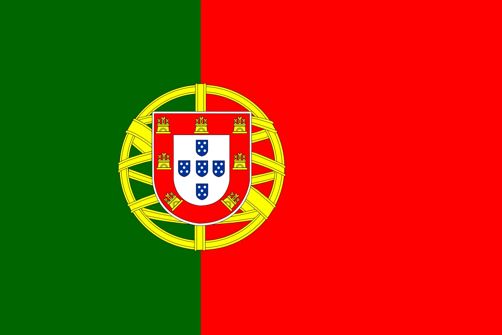 The flag of Portugal