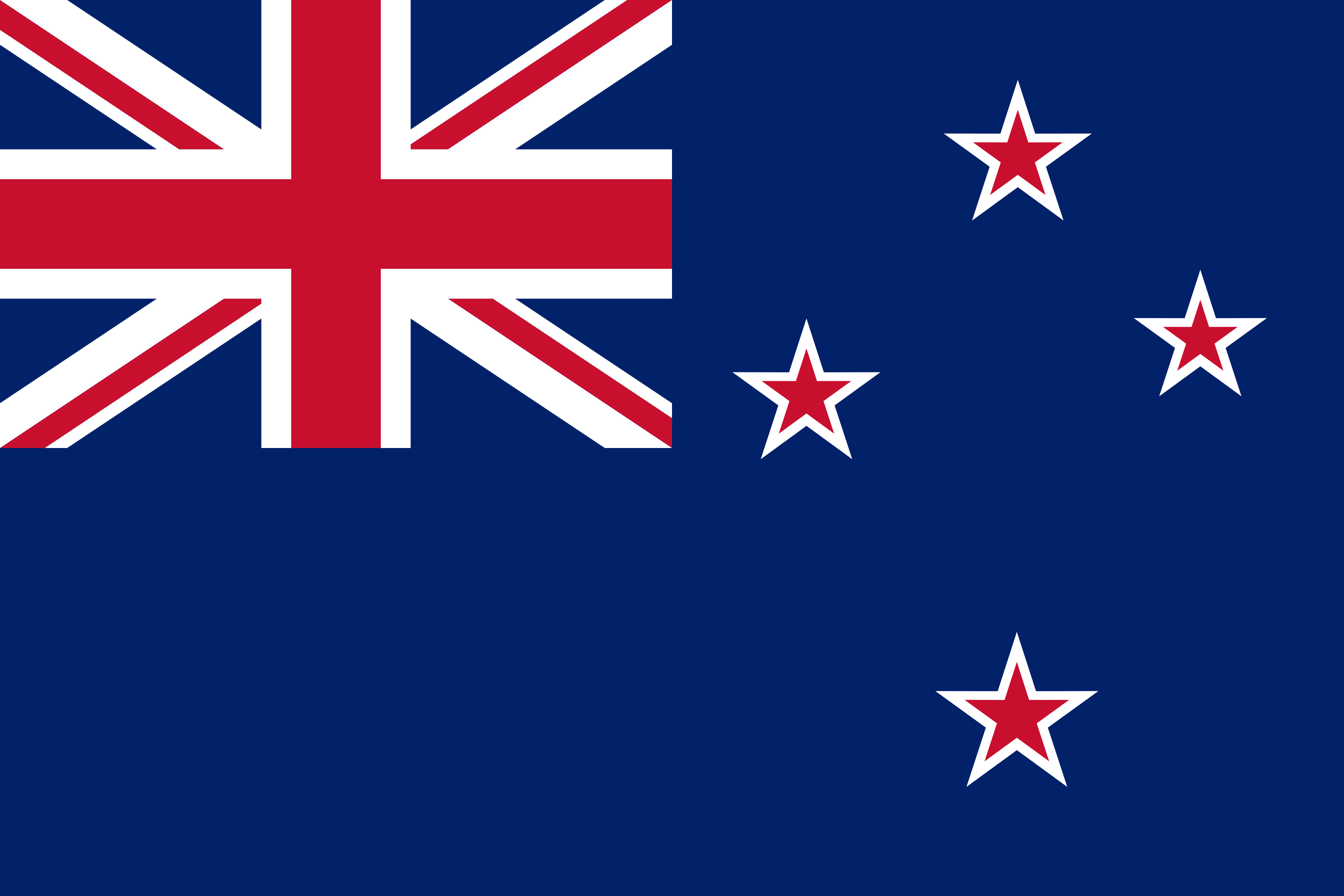 The flag of New Zealand