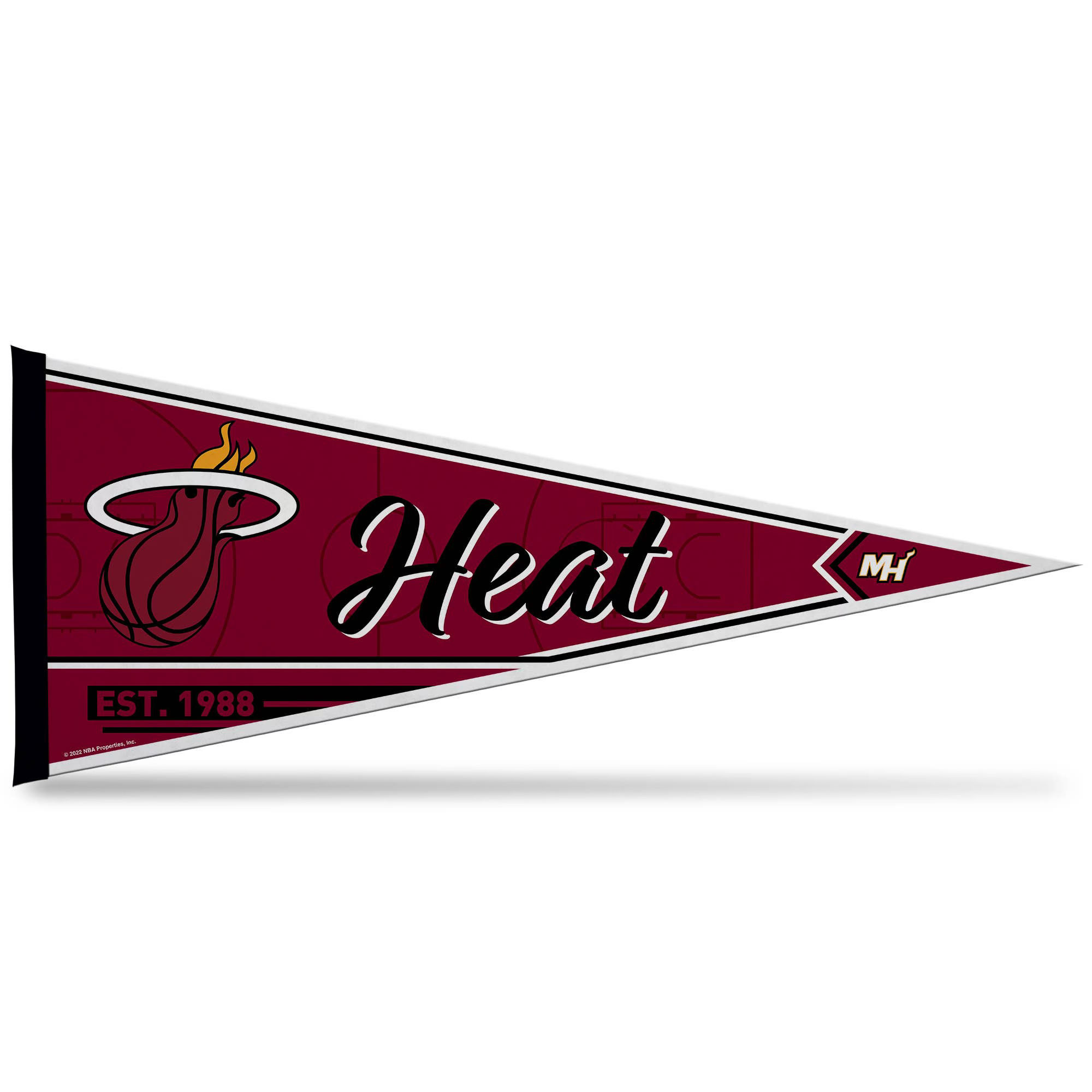 Miami Heat Pennant 12” x 30” by Rico