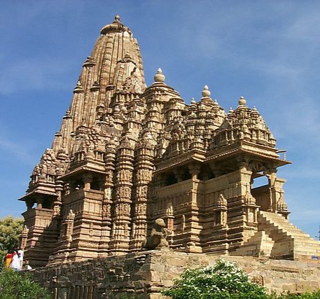 The Khajuraho temple