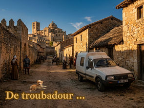 De troubadour …