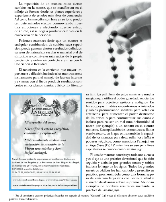 El poder de los mantras de Yug Librería Esotérica revista el Buscador página 3/5