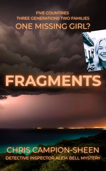 FRAGMENTS crime mystery front cover