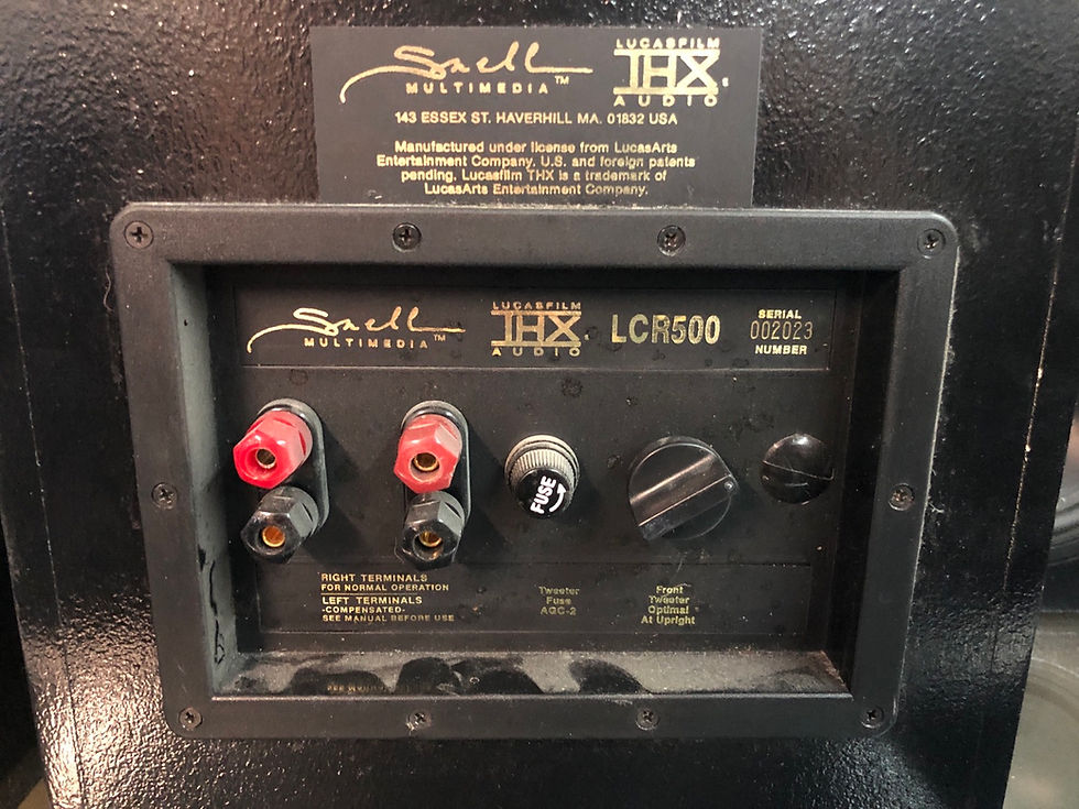 Thumbnail: Snell Acoustic Speaker LCR500 THX