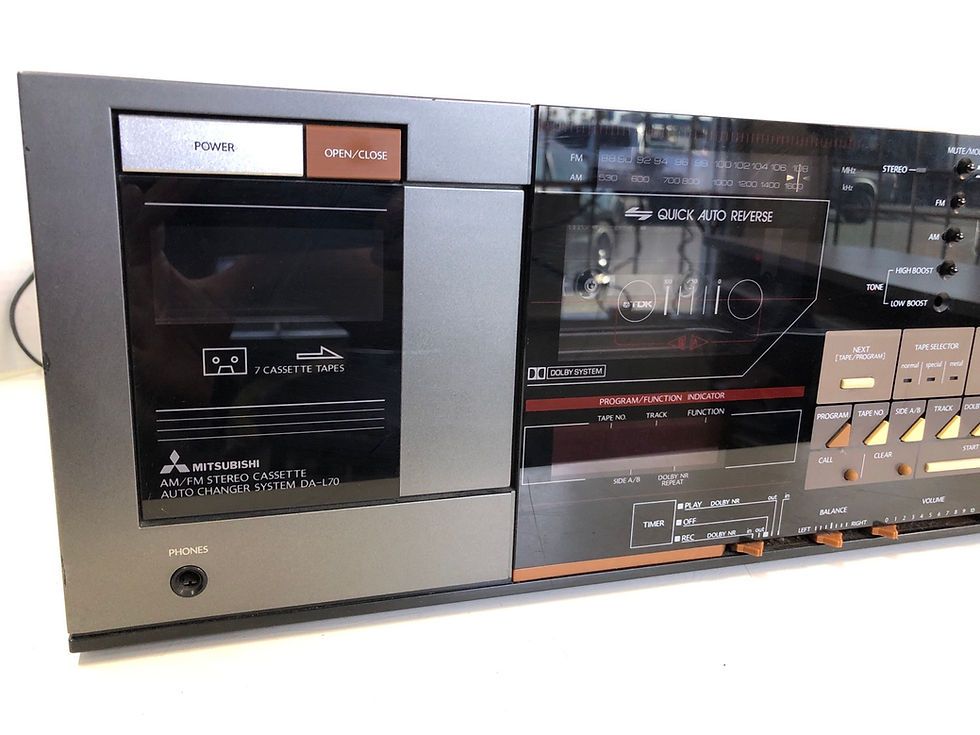 Thumbnail: Mitsubishi DA-L70 Vintage Receiver (Cassette Bad) 