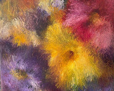 Asternblüten, Öl auf Leinwand, 110x120cm jpg