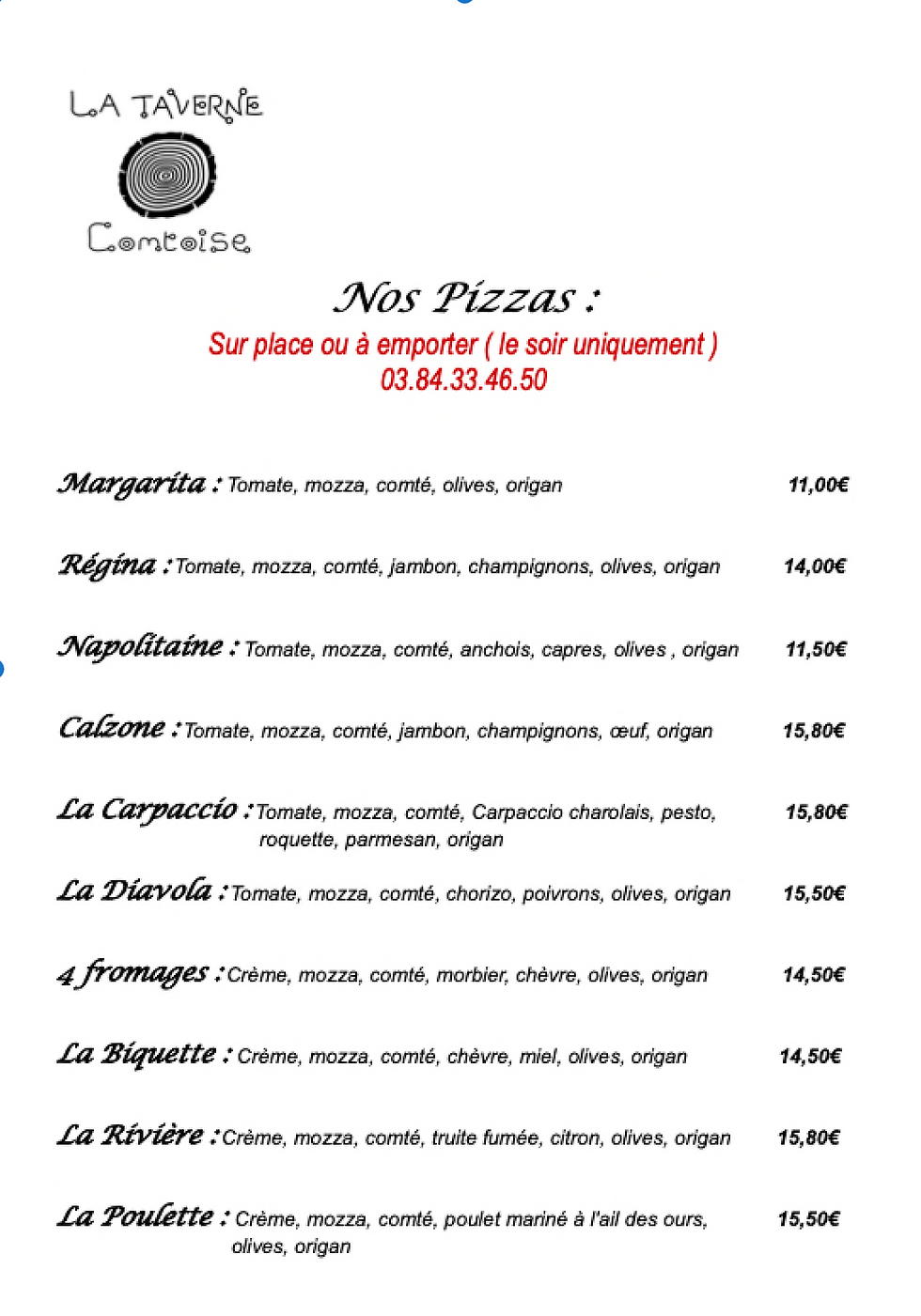 Pizzas