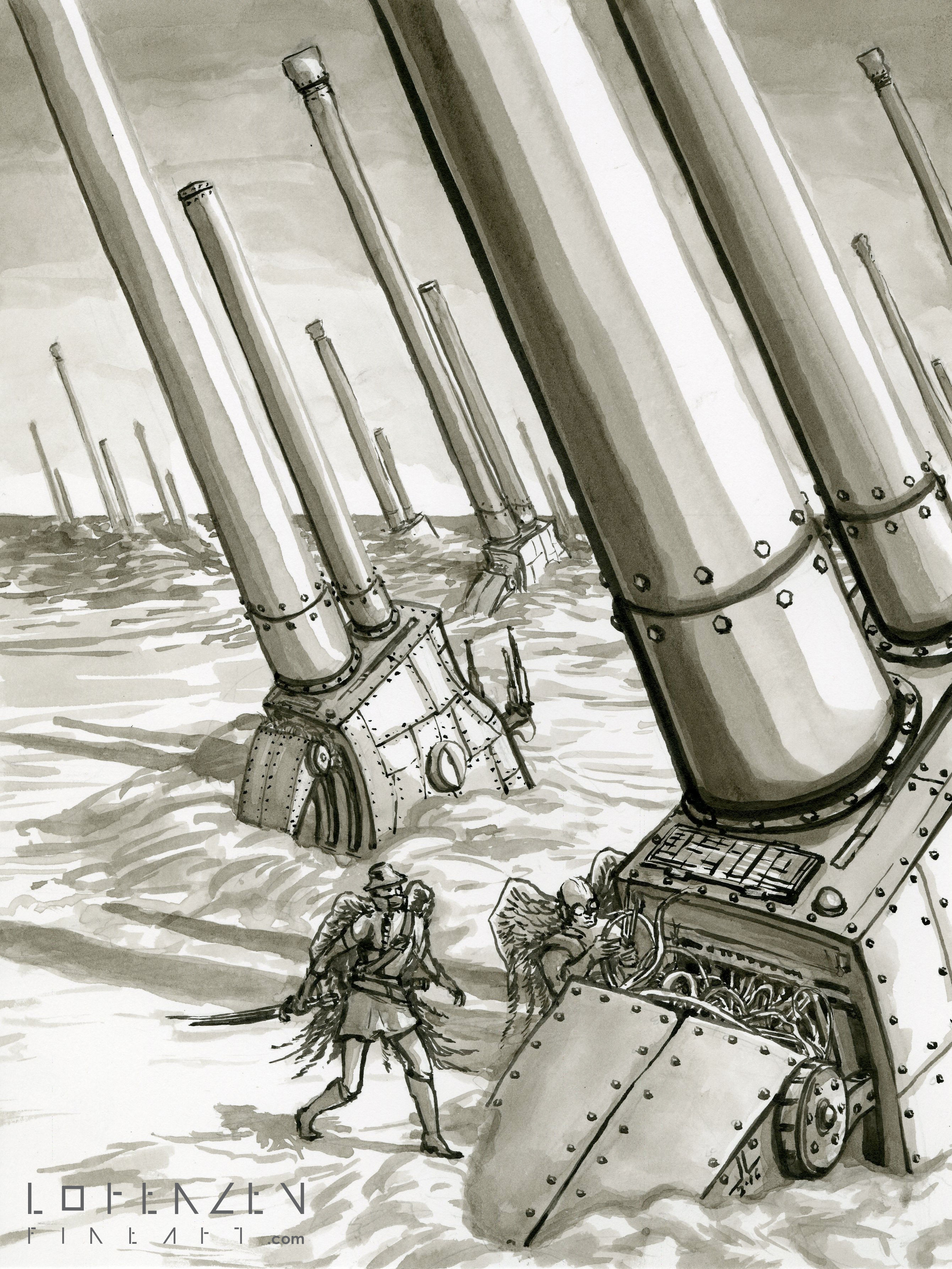 Under the Mole Curtain