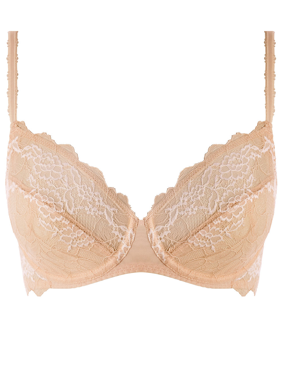 Thumbnail: Wacoal Lace Perfection Café Crème Classic Lace Underwire Bra