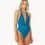 Thumbnail: PQ Turquoise Tides Plunge Detail One Piece Front View