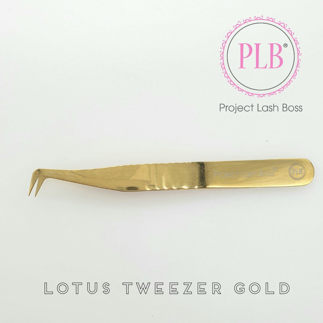 PLB Lotus Tweezer Gold