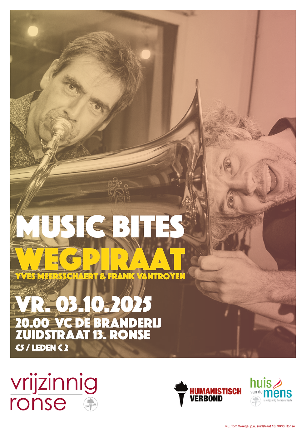 Music bites - Wegpiraat - Yves Meersschaert & Frank Vantroyen