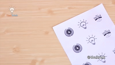 Tự làm sticker trong suốt lung linh từ băng dính trong với 5 bước cực đơn giản