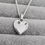 Thumbnail: Bubble Heart 14mm 925 Sterling Silver Pendant With Thick Trim