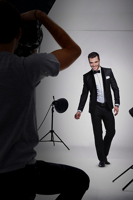 Studiofotografie-Sitzung