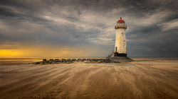 Windswept Leaning Lighthouse