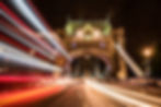 Crossing Towerbridge in the Evening