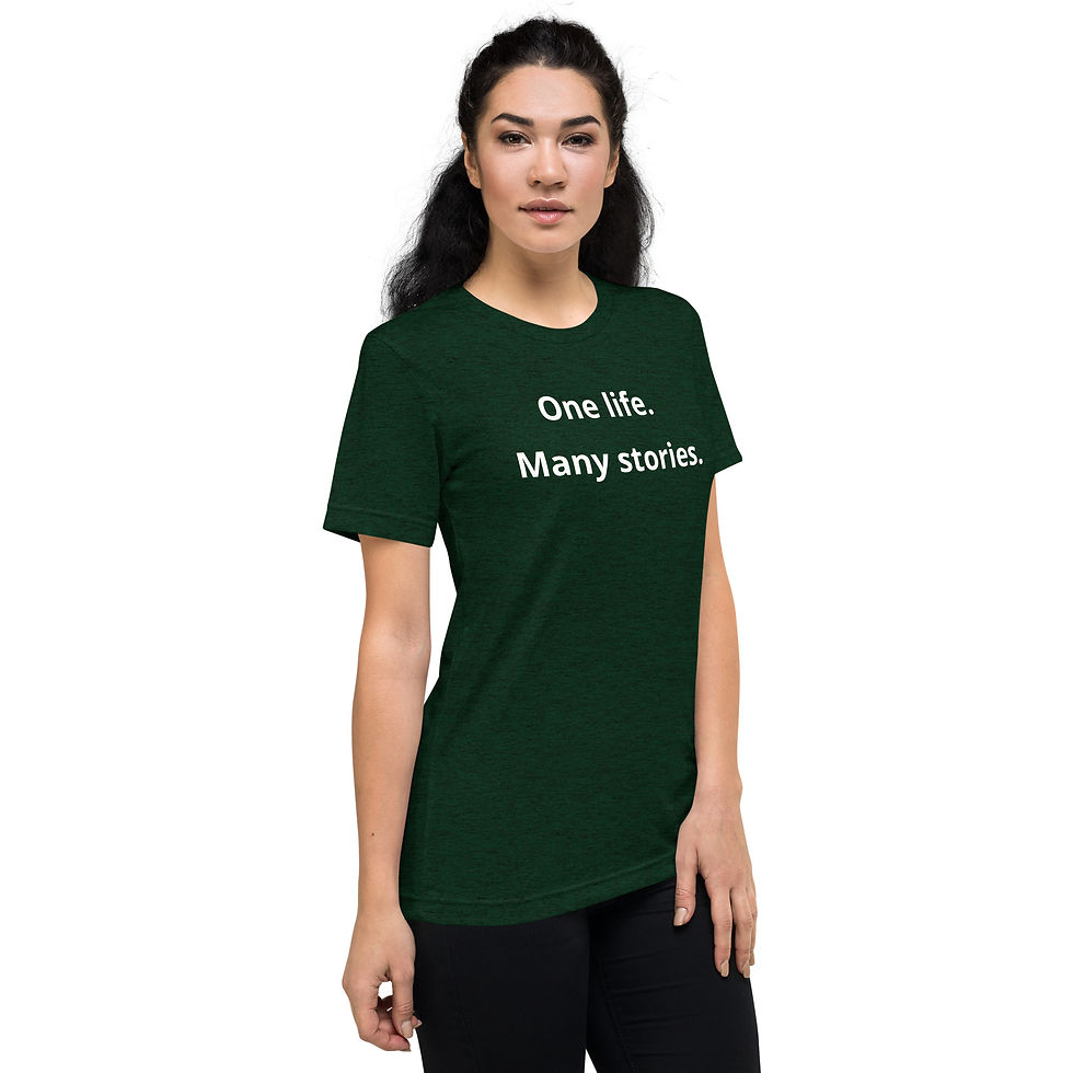 Thumbnail: One Life Many Stories Short Sleeve T-Shirt