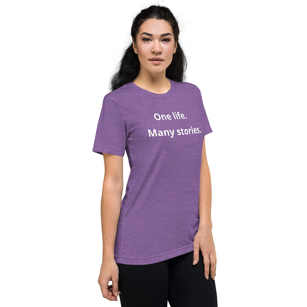 Thumbnail: One Life Many Stories Short Sleeve T-Shirt