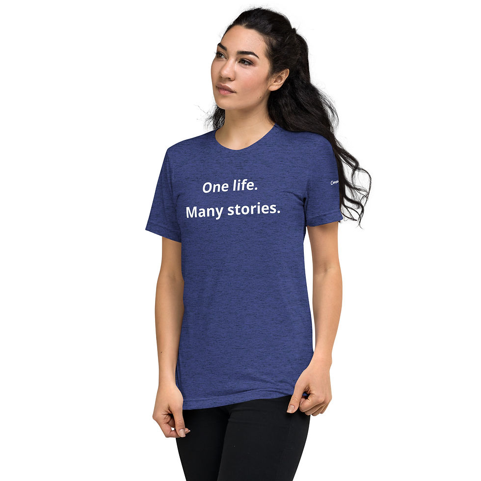 Thumbnail: One Life Many Stories Short Sleeve T-Shirt