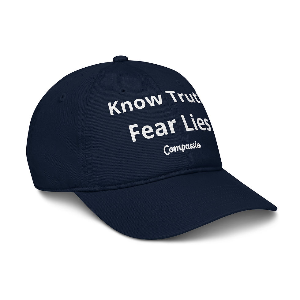Thumbnail: Know Truth Fear Lies Organic Dad Hat