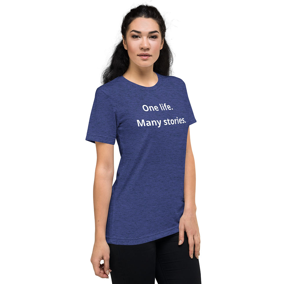 Thumbnail: One Life Many Stories Short Sleeve T-Shirt
