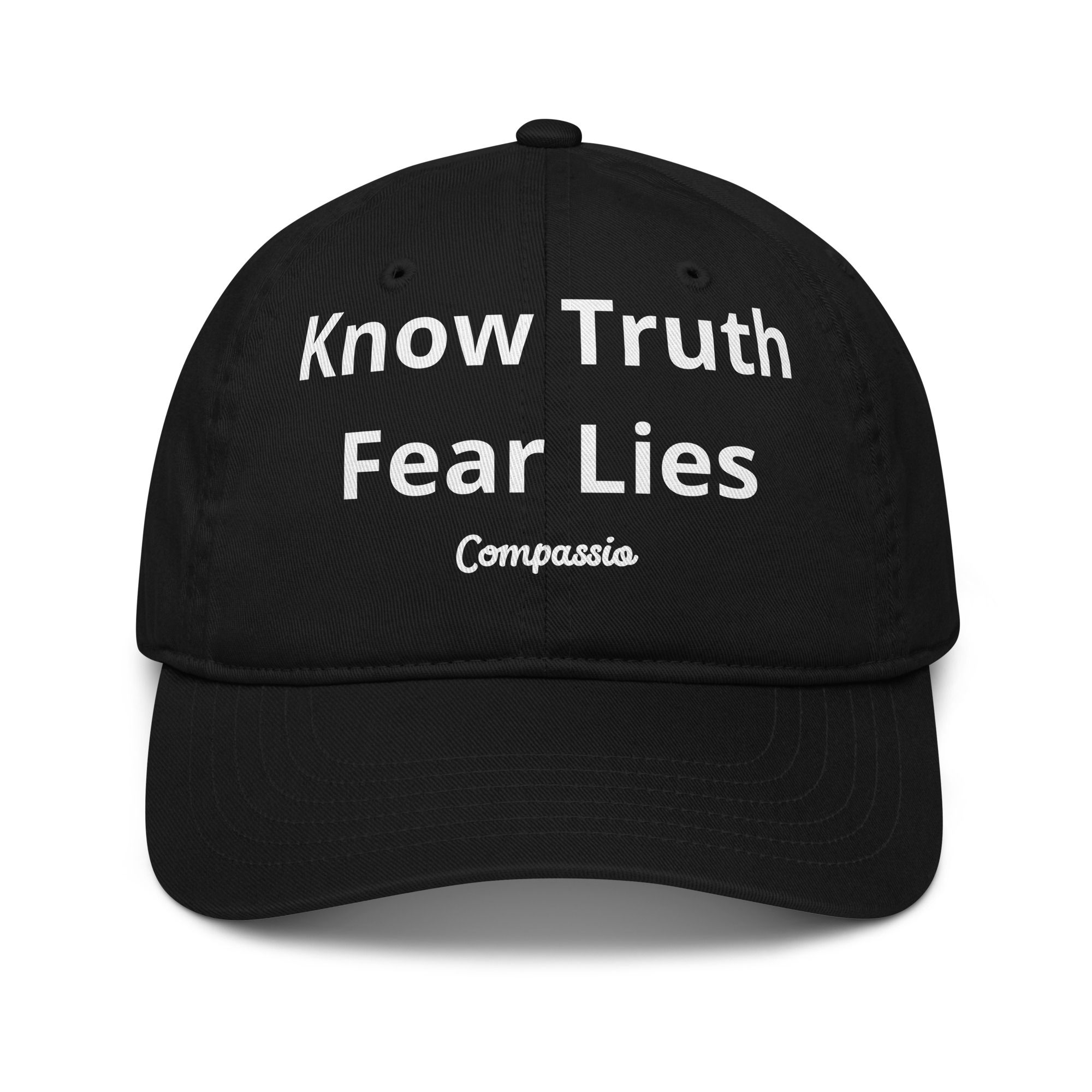 Know Truth Fear Lies Organic Dad Hat
