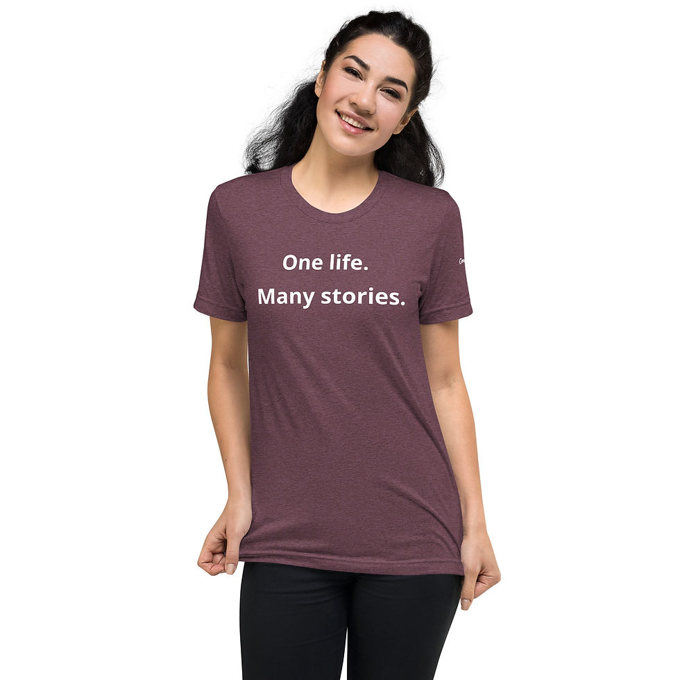 Thumbnail: One Life Many Stories Short Sleeve T-Shirt