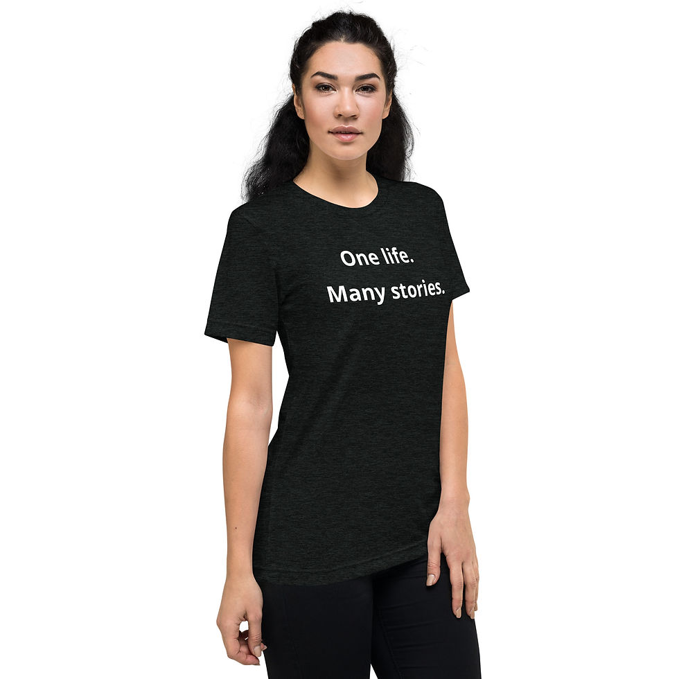 Thumbnail: One Life Many Stories Short Sleeve T-Shirt