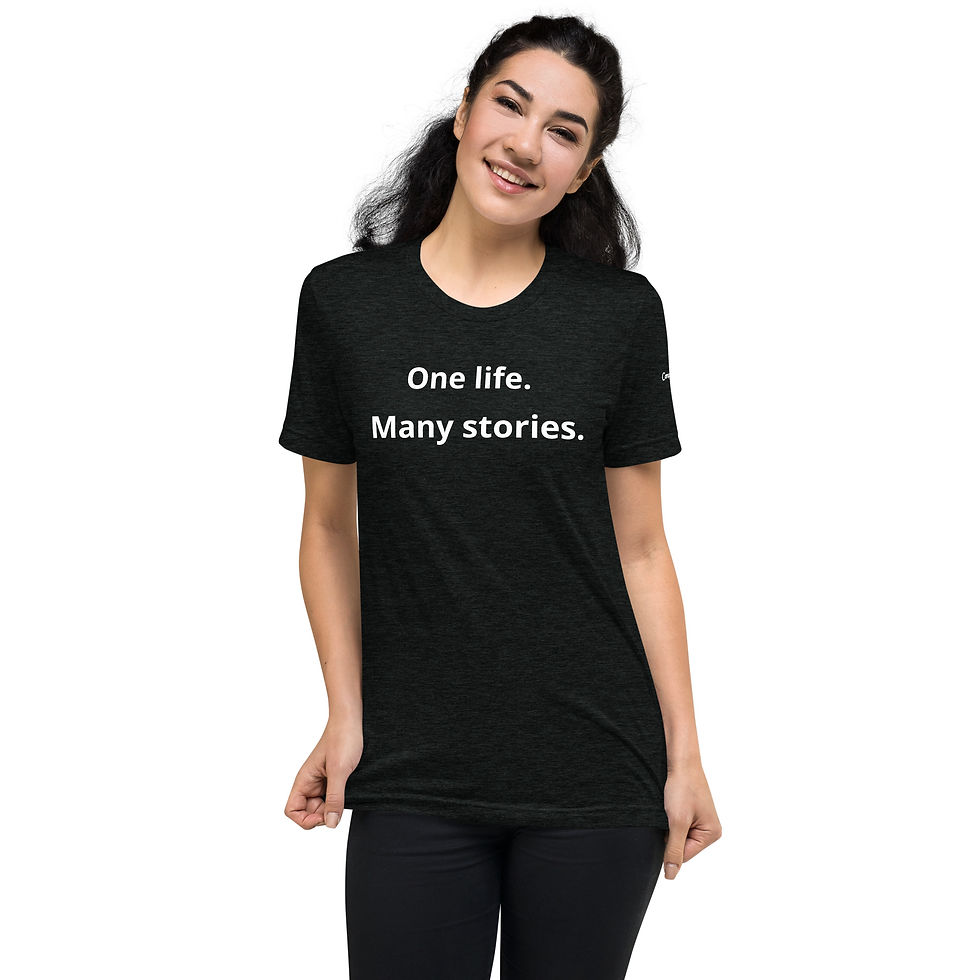Thumbnail: One Life Many Stories Short Sleeve T-Shirt
