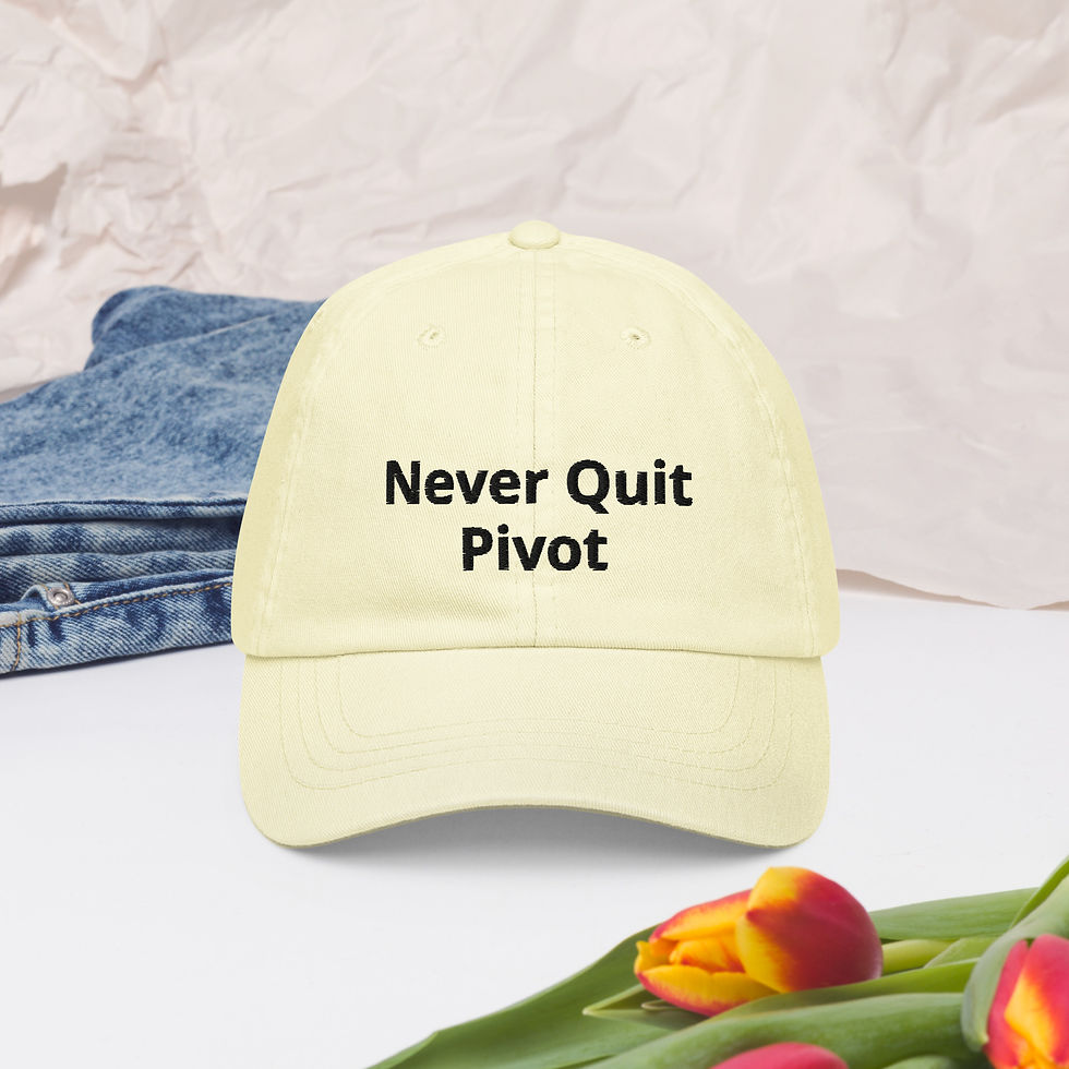Thumbnail: Never Quit Pivot Pastel Baseball Hat