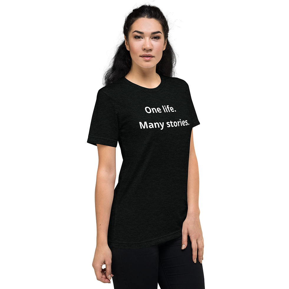 Thumbnail: One Life Many Stories Short Sleeve T-Shirt