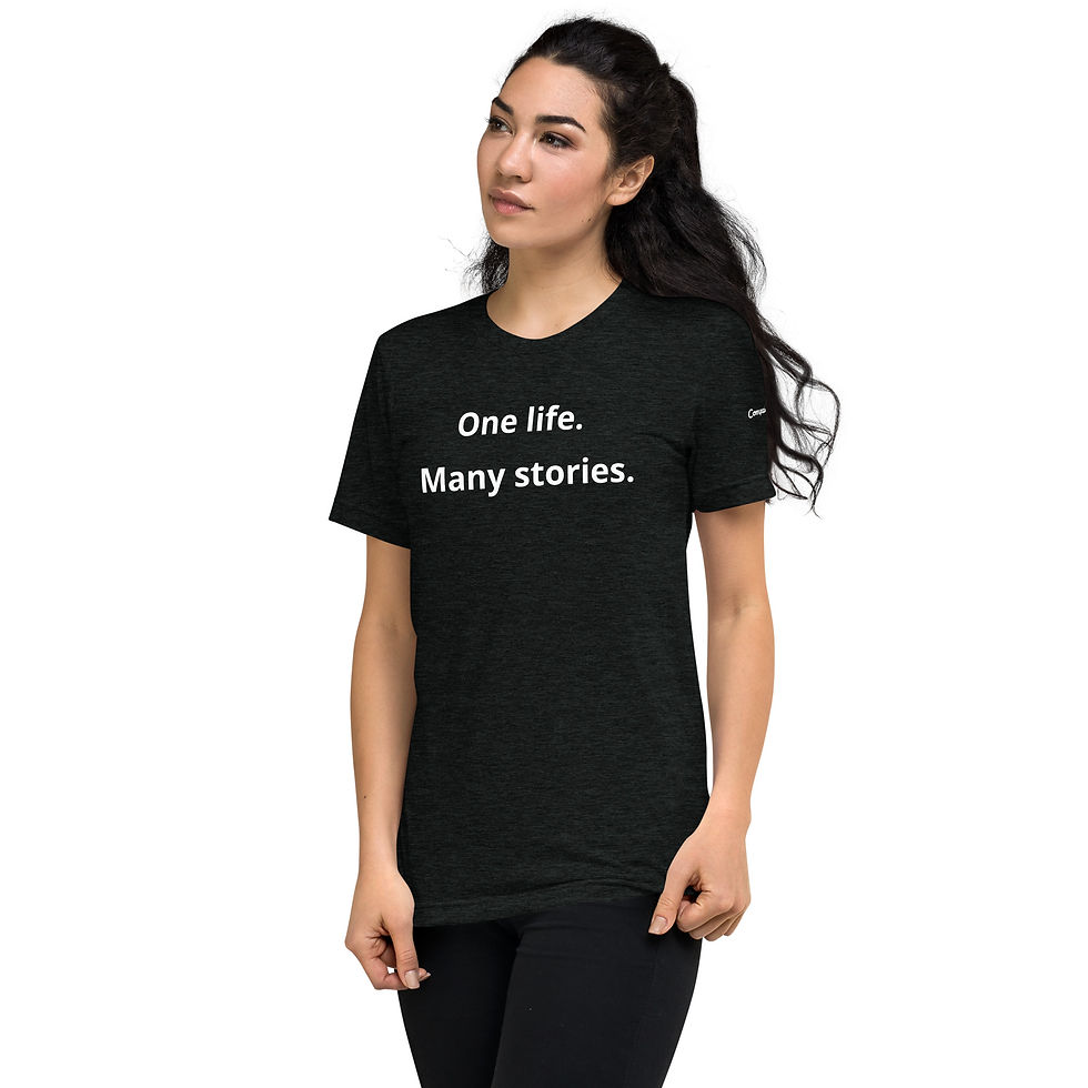 Thumbnail: One Life Many Stories Short Sleeve T-Shirt