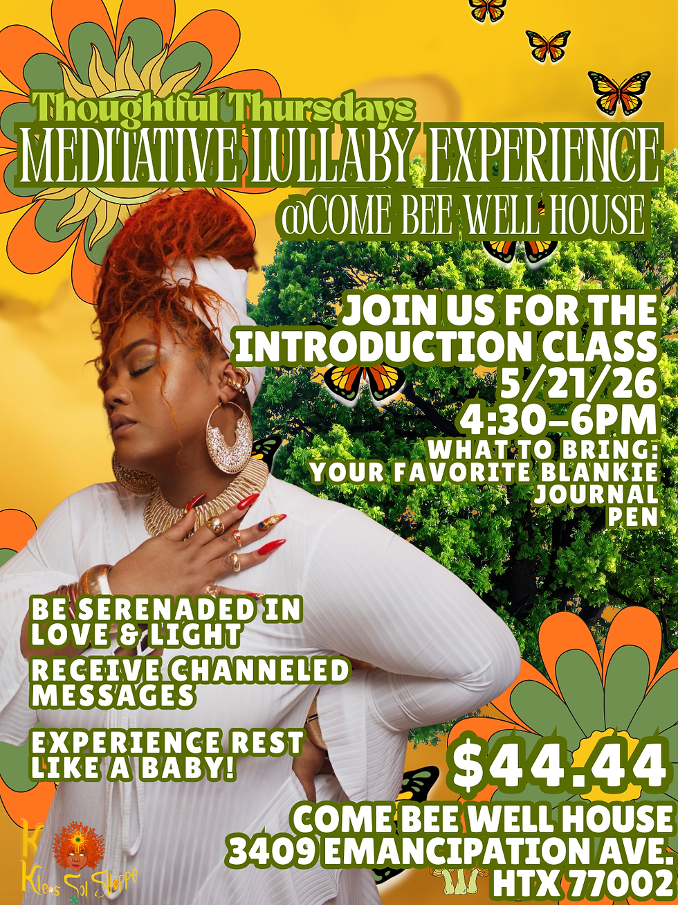 Thoughtful Thursdays: Meditative Lullaby